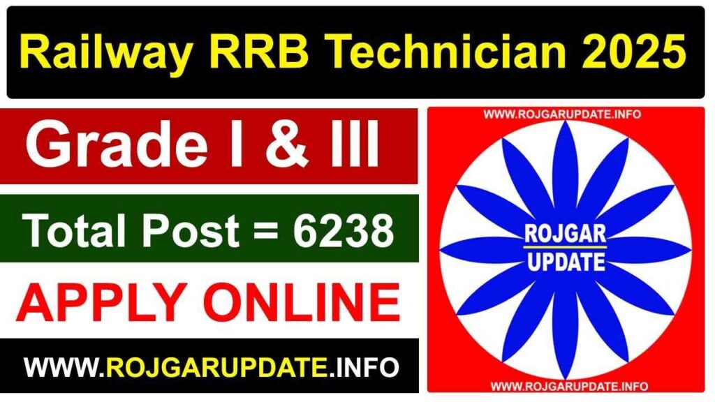 Railway RRB Technician Online Form 2025